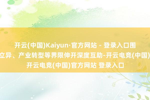 开云(中国)Kaiyun·官方网站 - 登录入口围绕基础体式、科技立异、产业转型等界限伸开深度互助-开云电竞(中国)官方网站 登录入口